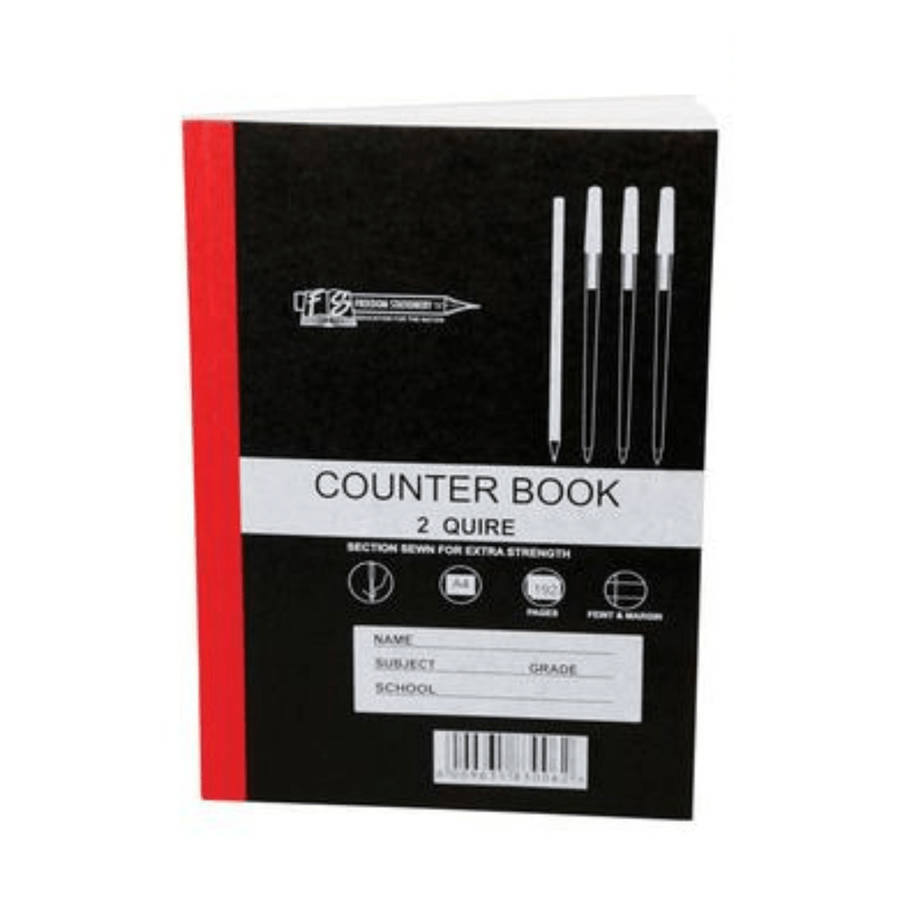 A4 Book Hard-Cover 192pg 2-Quire - Pack of 5