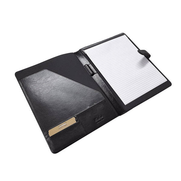 Adpel A4 Genuine Leather Folder with Tab Closure
