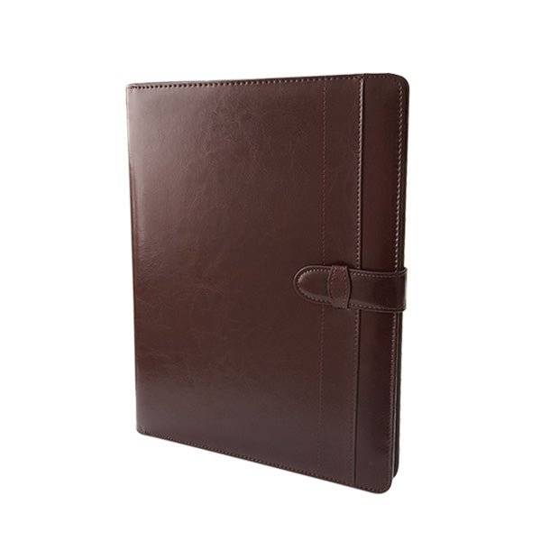 Adpel A4 Genuine Leather Folder with Tab Closure