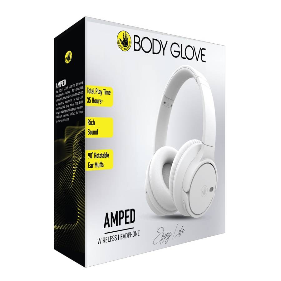 Body Glove AMPED Wireless Over-Ear Headphones