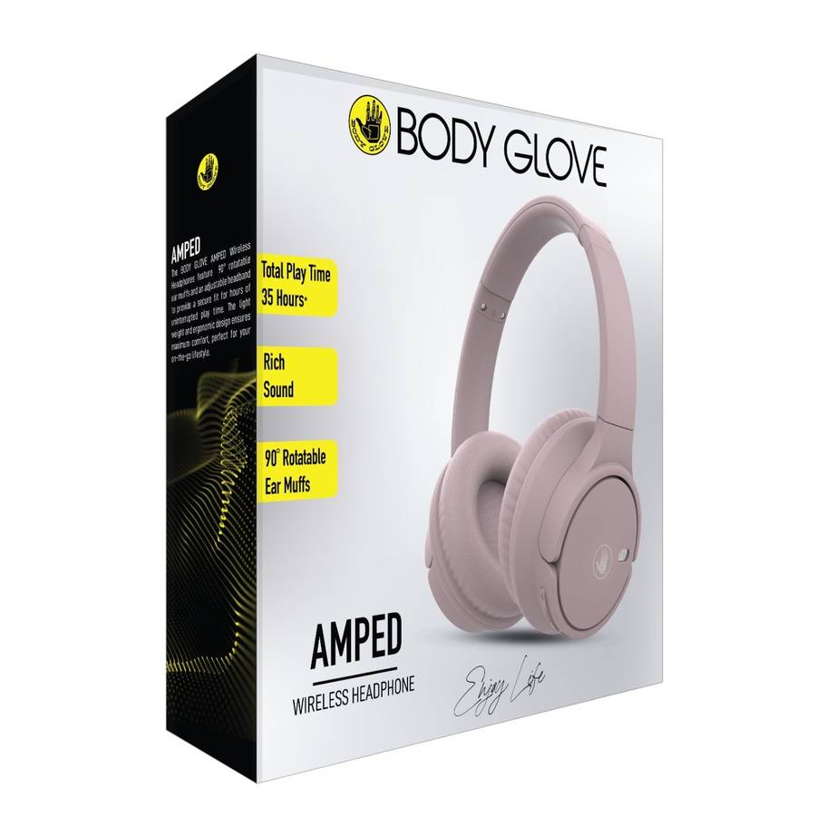 Body Glove AMPED Wireless Over-Ear Headphones