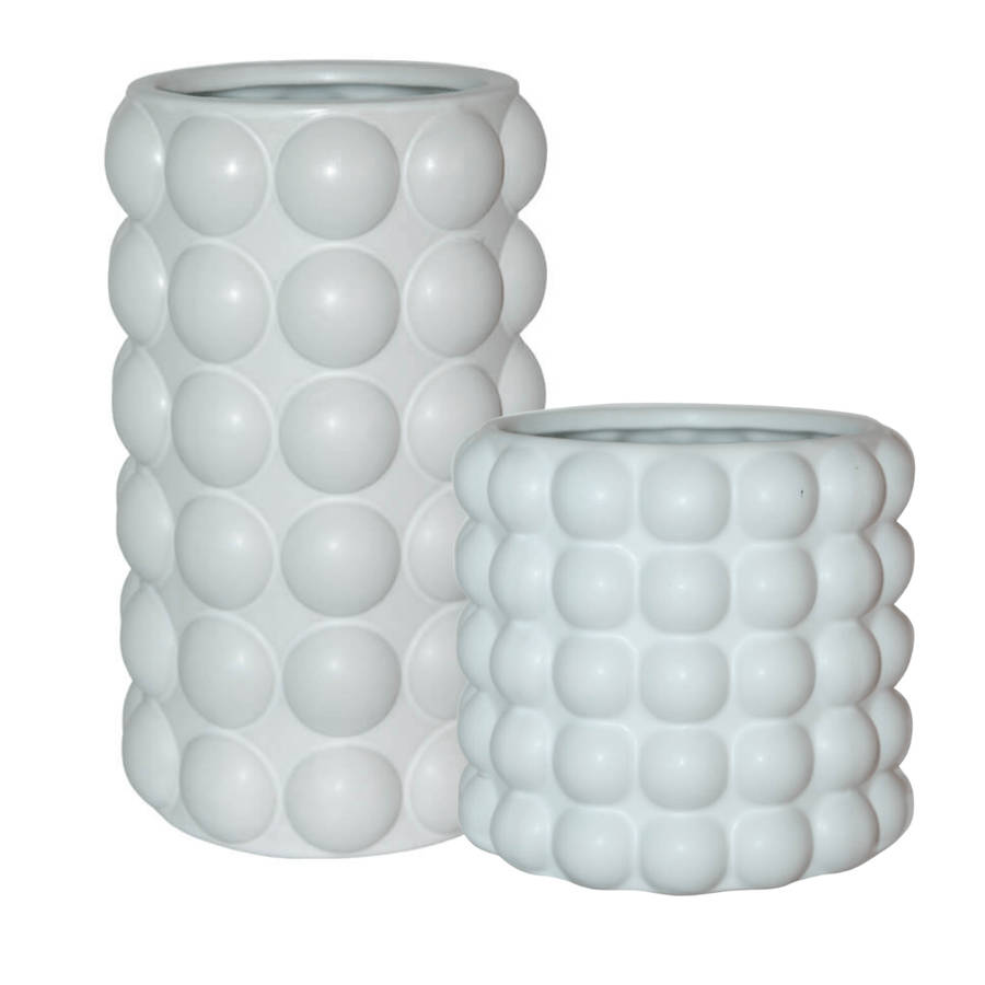 Ceramic Bubble Flower Pot / Vase
