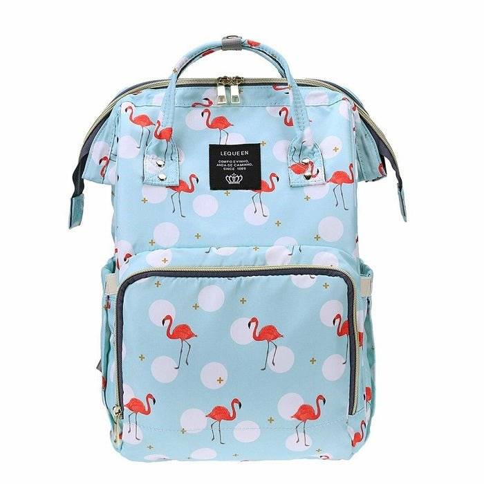 Flamingo Baby Diaper Backpack Bag