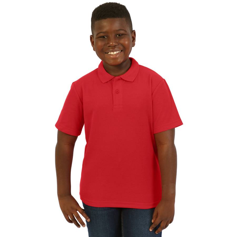 Kids Classic Pique Knit Golf Shirt