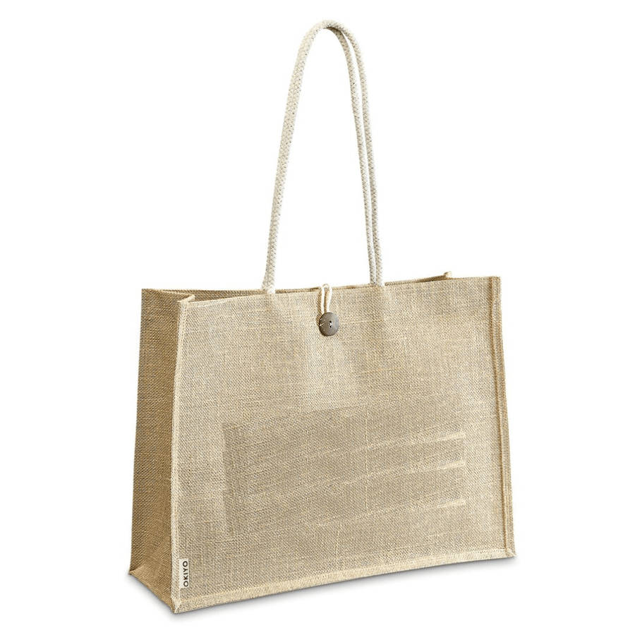 Okiyo Shinrin Jute Tote Shopper Bag