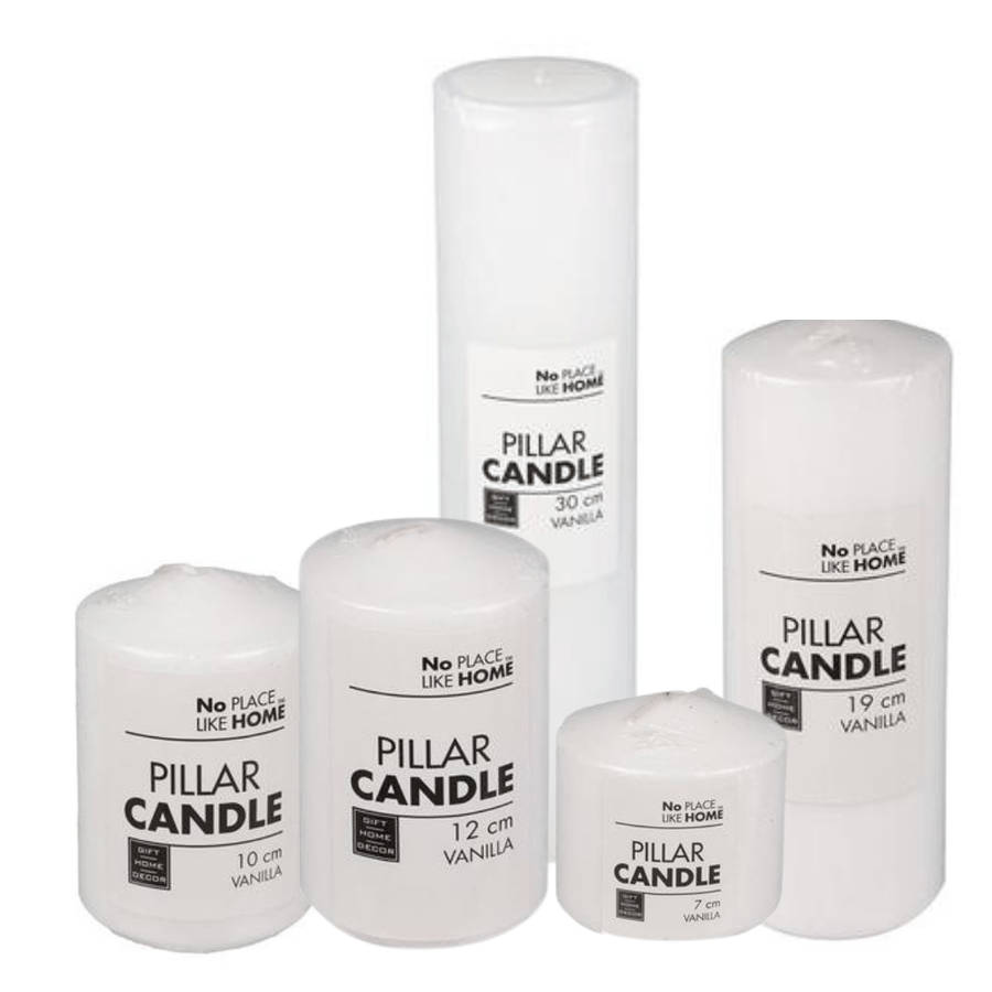Pillar Candle - Vanilla Scented