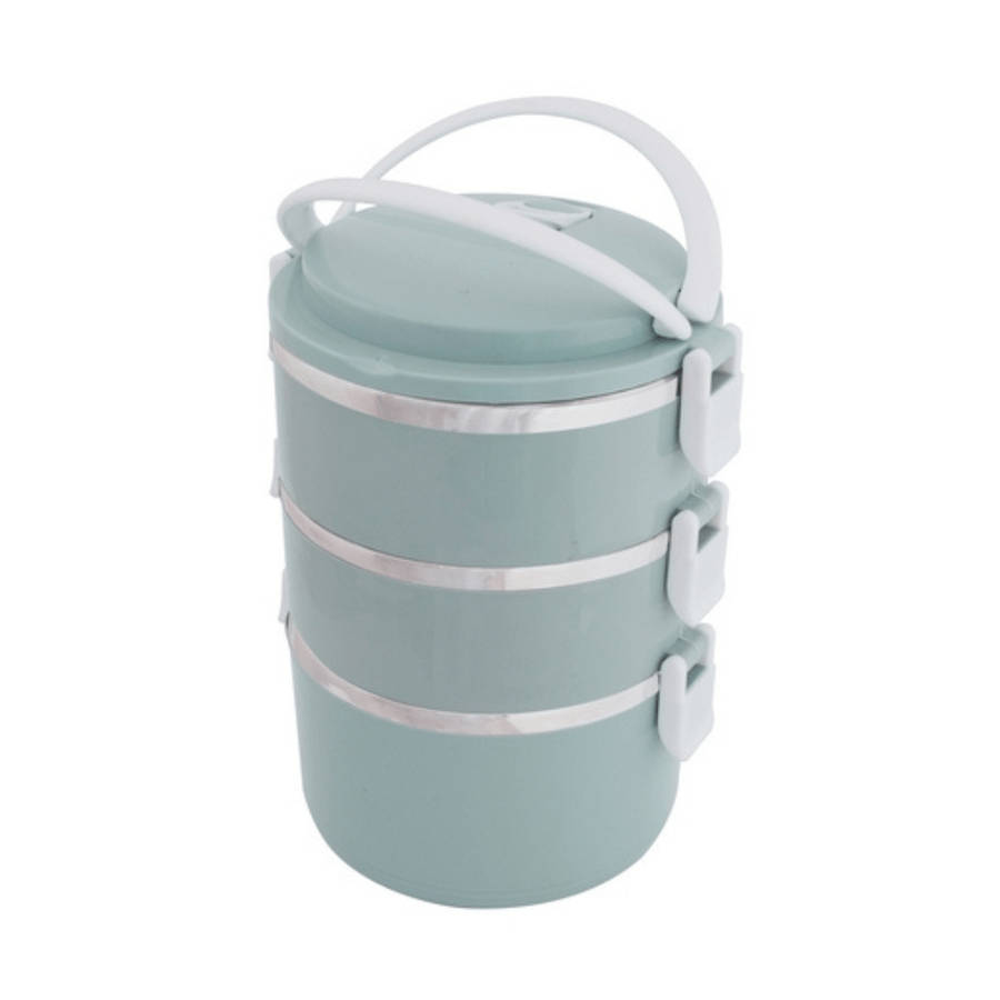 Stackable 3-Layer Lunch Container Set