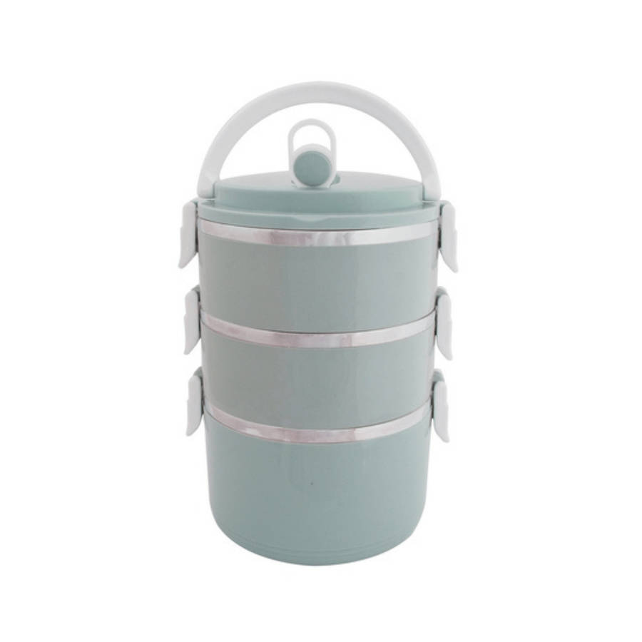 Stackable 3-Layer Lunch Container Set