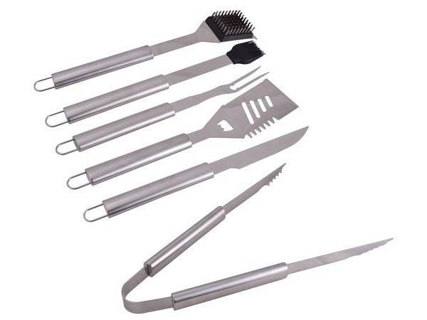 Stainless Steel 6pc Braai Set