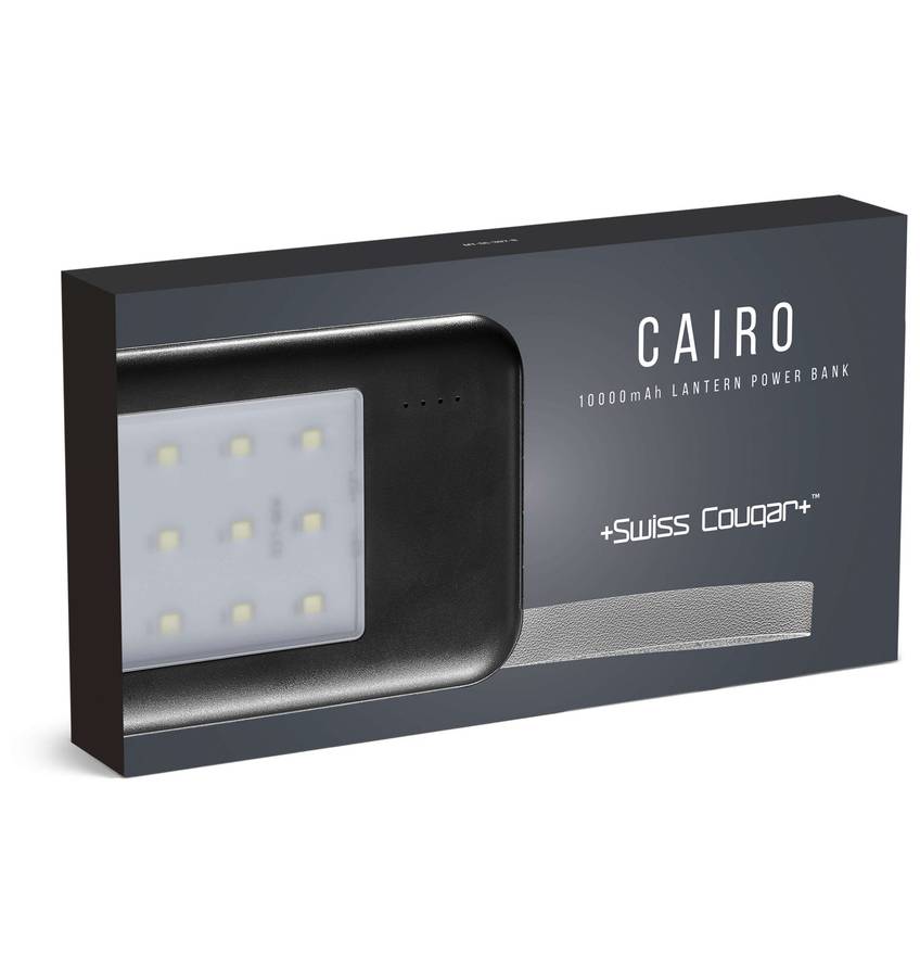 Swiss Cougar Cairo 10 000mAh Lantern Power Bank