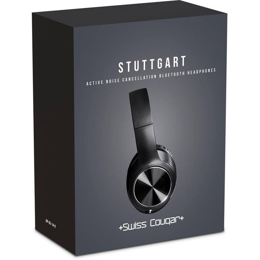 Swiss Cougar Stuttgart Active Noise Cancelling Bluetooth Headphones