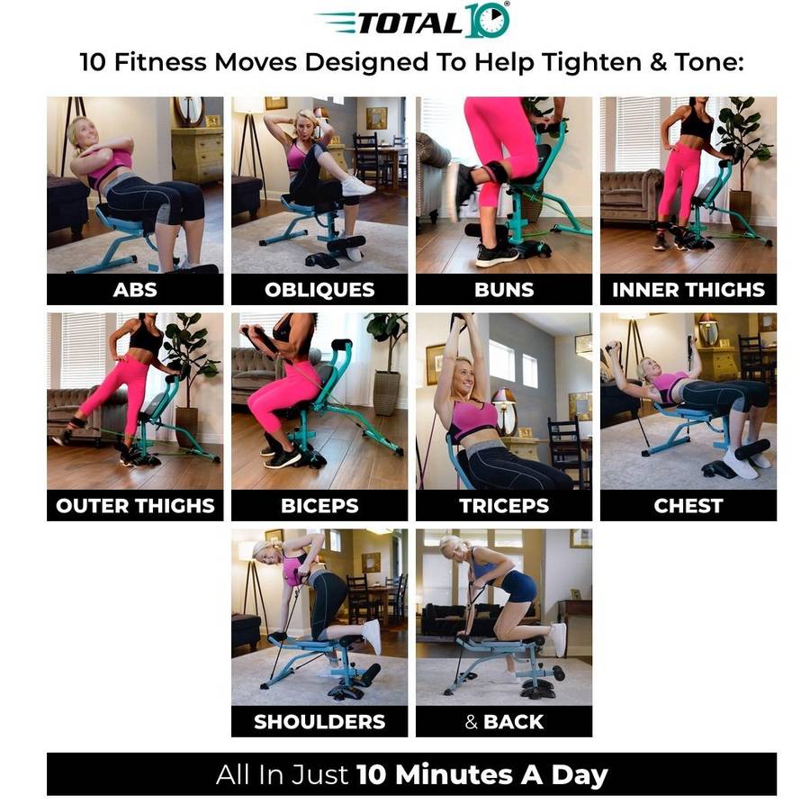 Total10 Full Body Home Workout Machine