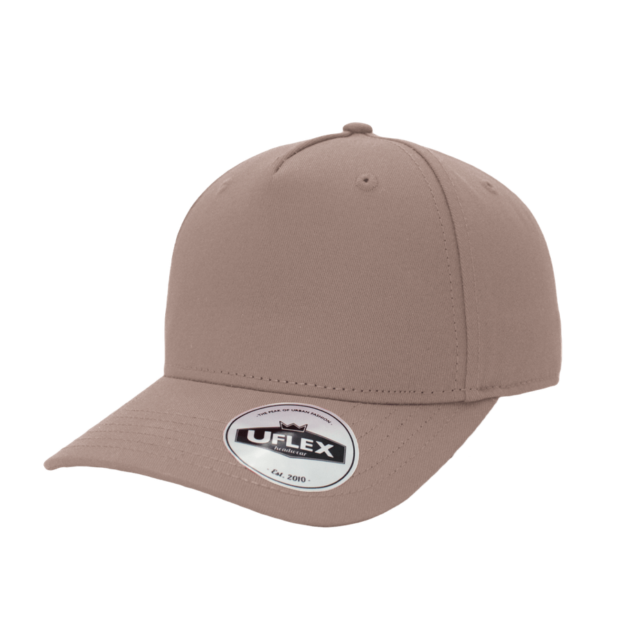 Uflex 5 Panel Curved Peak Snapback Cap