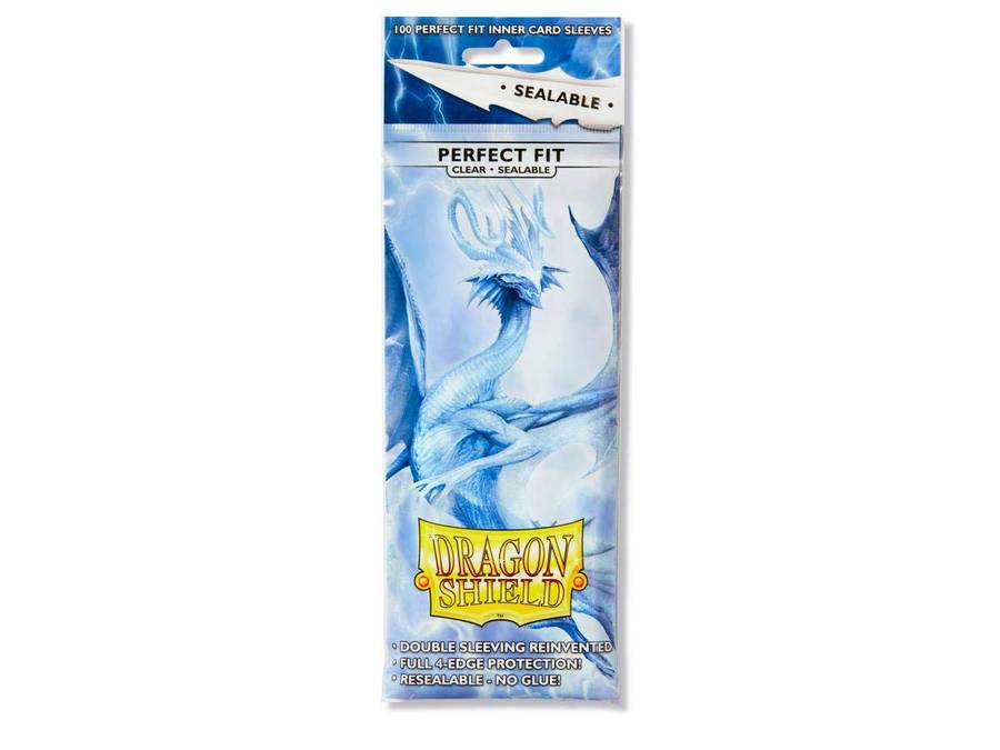 Dragon Shield Perfect Fit - Dragon Shield Perfect Fit Sealable Clear (100ct.in bag)