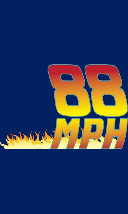 Back to the Future 88 MPH T-Shirts - T-shirt / Male XL / Dark Blue
