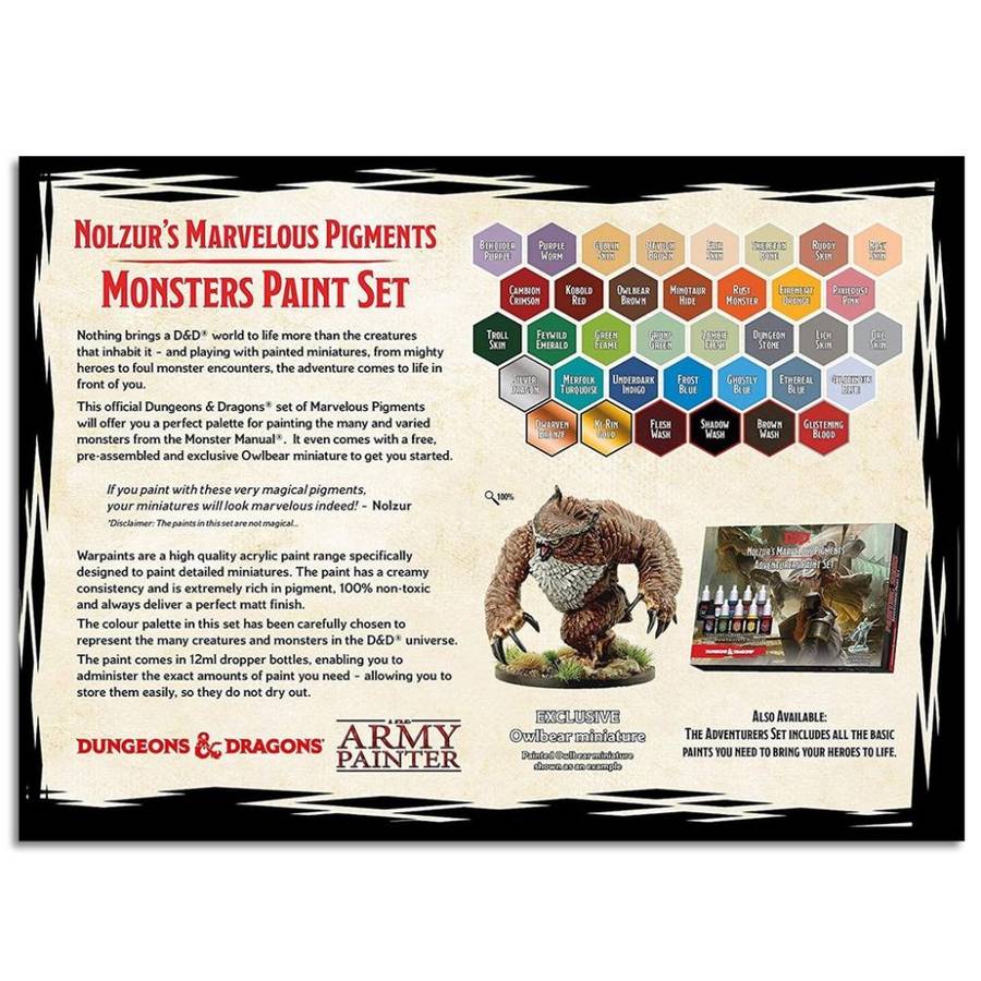 Nolzur's Marvelous Pigments - Monster Paint Set