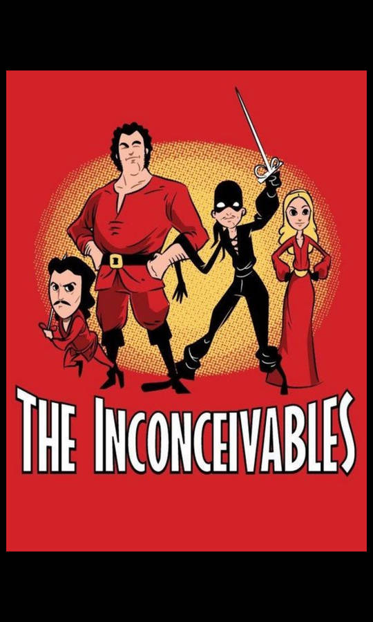 Princess Bride T-shirts - The Inconceivables Black / Male XL