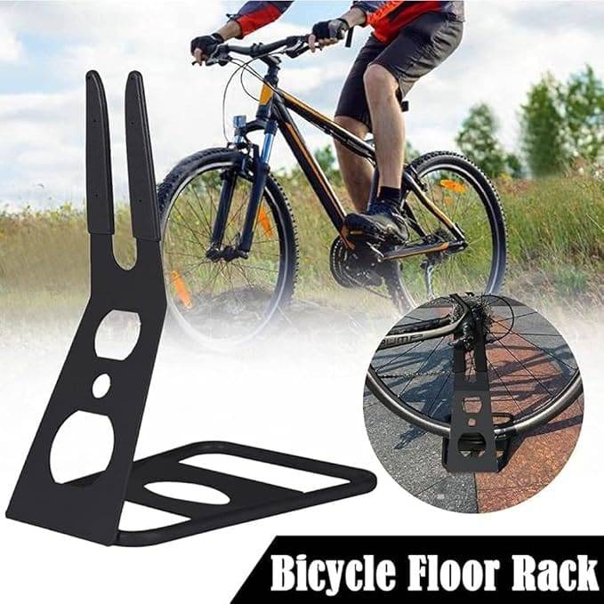 Steel Bike Floor Stand  Quick & Easy Parking Solution