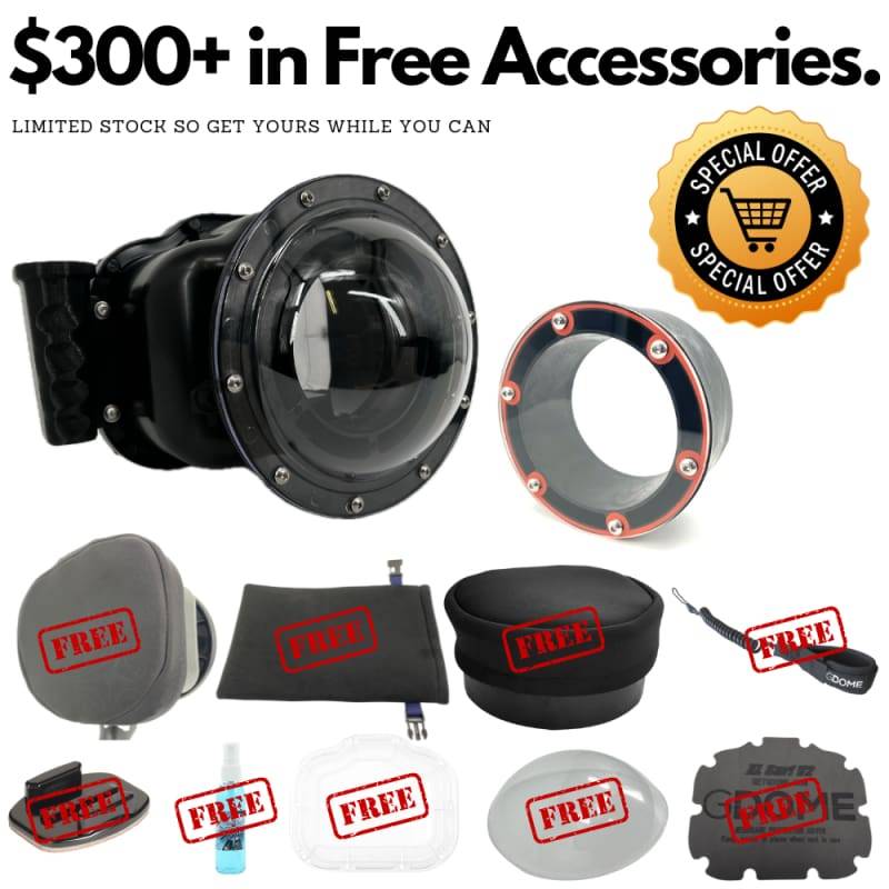 GDome XL V3 Fusion Creator Combo (with side trigger system): Universal Underwater | Water Housing...