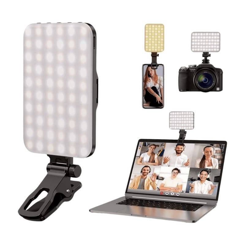 Multifunctional LED Fill Light for Computer, Mobile Video Conferences,  Photograph
