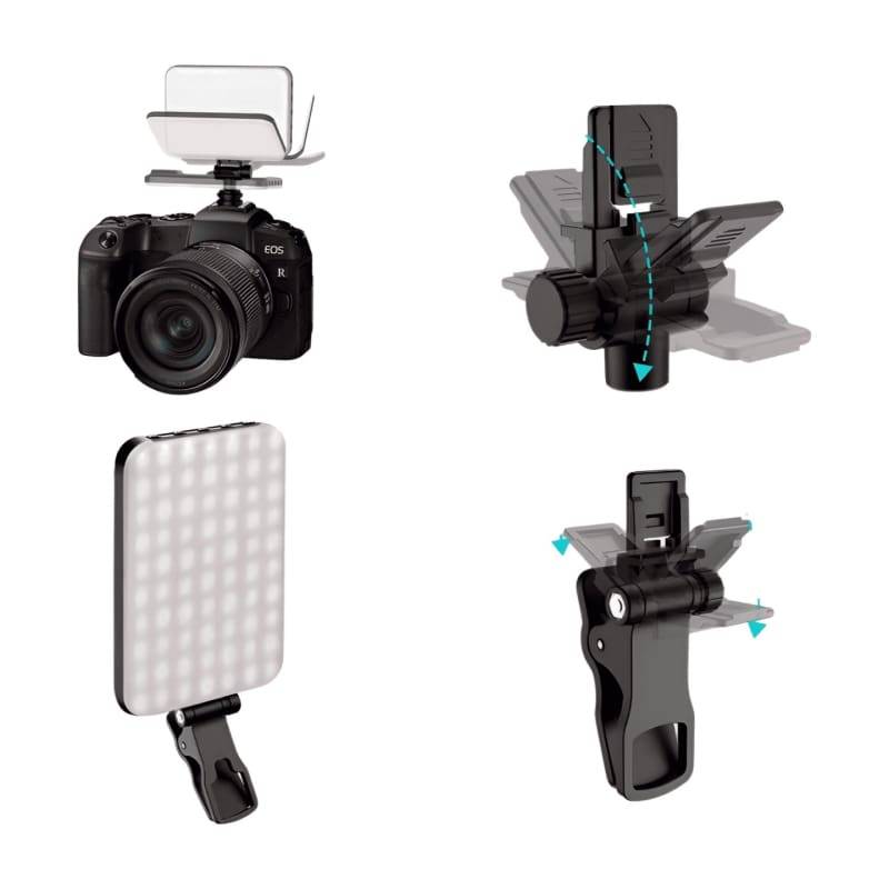 Multifunctional LED Fill Light for Computer, Mobile Video Conferences,  Photograph