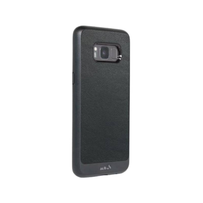 Mous - Protective Case for Samsung Galaxy S8 - Limitless 2.0 - Black Leather - Screen Protector I...