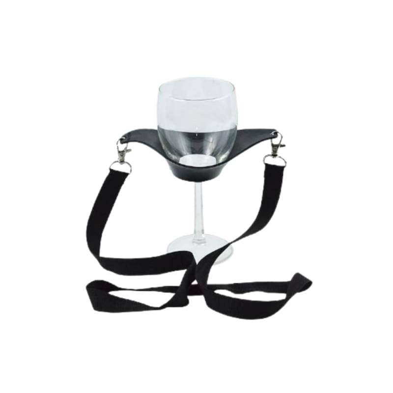 Party Time Hands-Free Wine Glass Holder - Convenient, Portable, and Stylish | Perfect Gift for Pa...