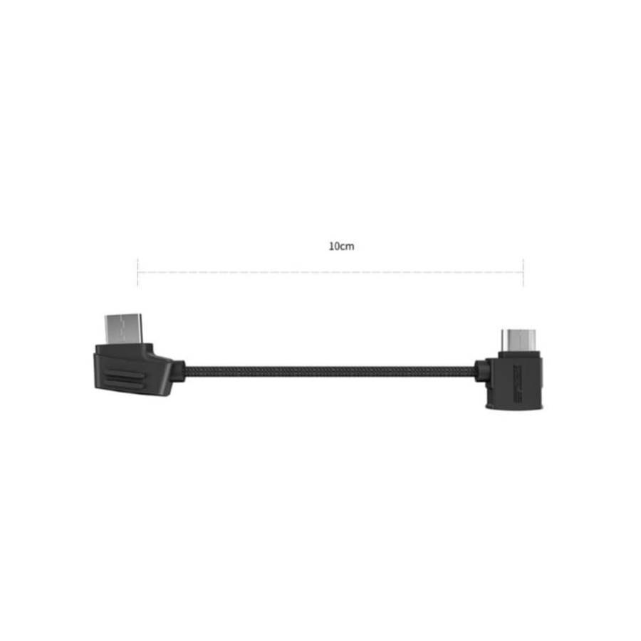 Xtreme Xccessories 15cm Micro USB to USB C Remote Control Cable for DJI Mavic mini/ Mavic Air/ Ma...