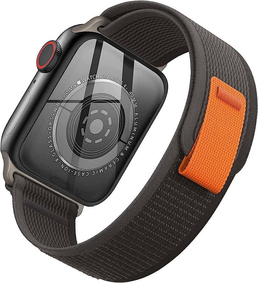 Trail Nylon Velcro Loop Watch Straps Compatible With Apple iWatch Replacement Bands For Men Women...