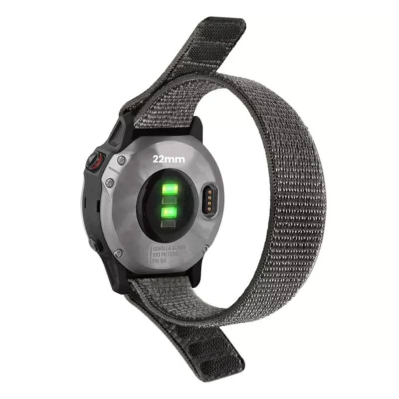 22mm Nylon Stretch Replacement Watch Strap For Garmin Fenix 5/5 Plus/6/7/ Instinct/Forerunner 935...