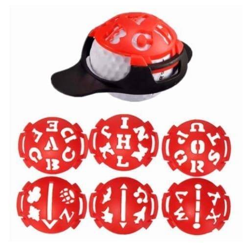 Ultimate Golf Ball Marking System with 6 Custom Stencils