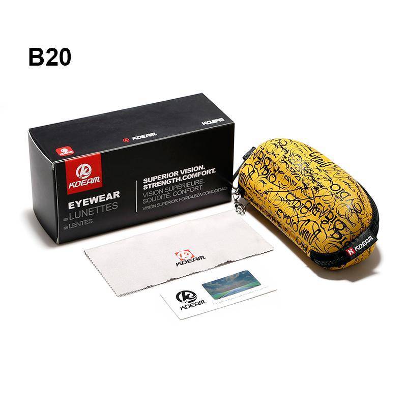 Kdeam KD156 Black/Purple Polarized Sunglasses