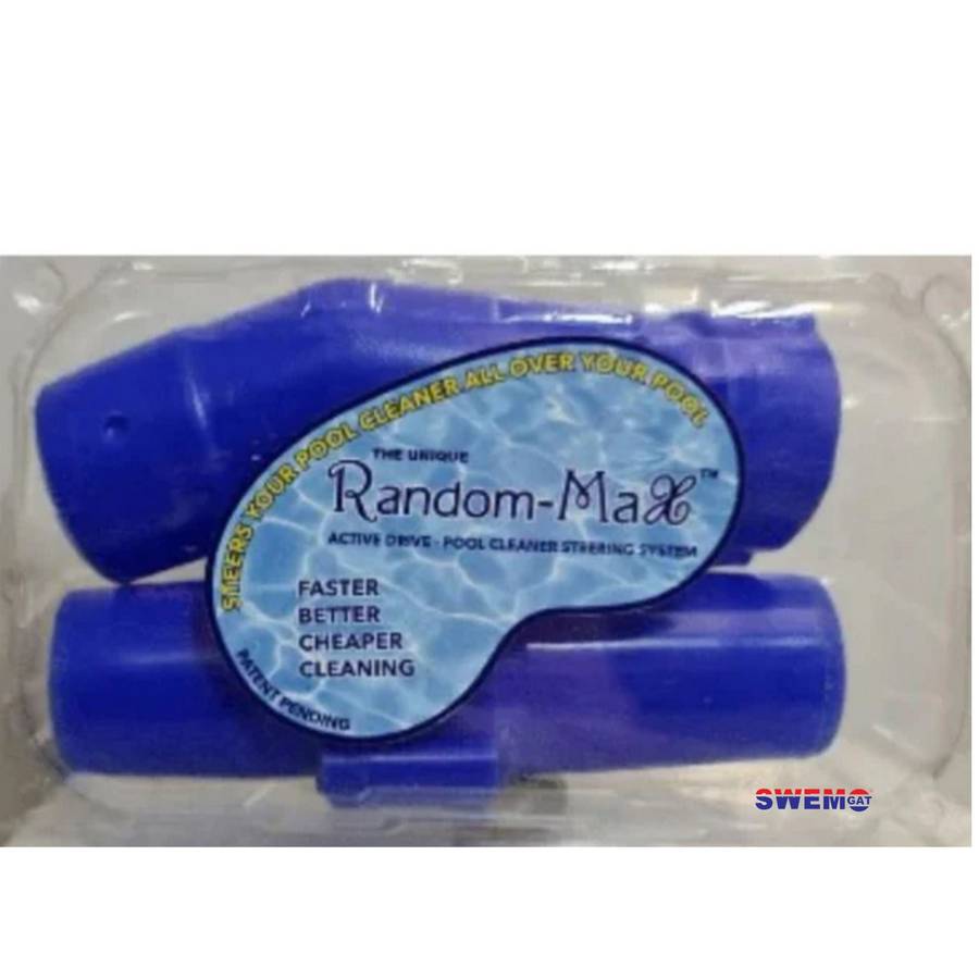 Random-MaX steering system for disc-type "creepy crawly" pool cleaners
