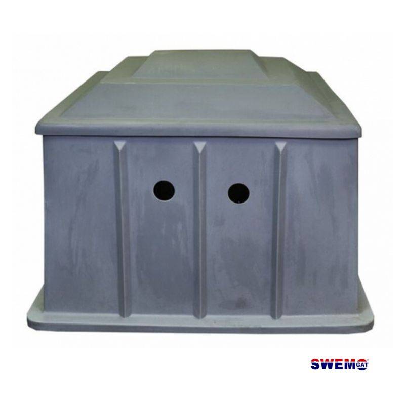 Large pool pump system housing and lid - 1.2m x 1.2m x 0.7m