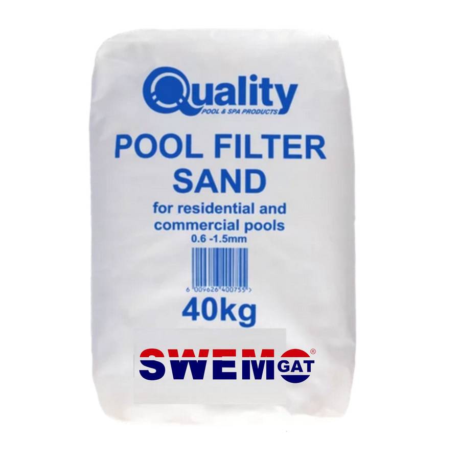 Pool filter medium for sand filters