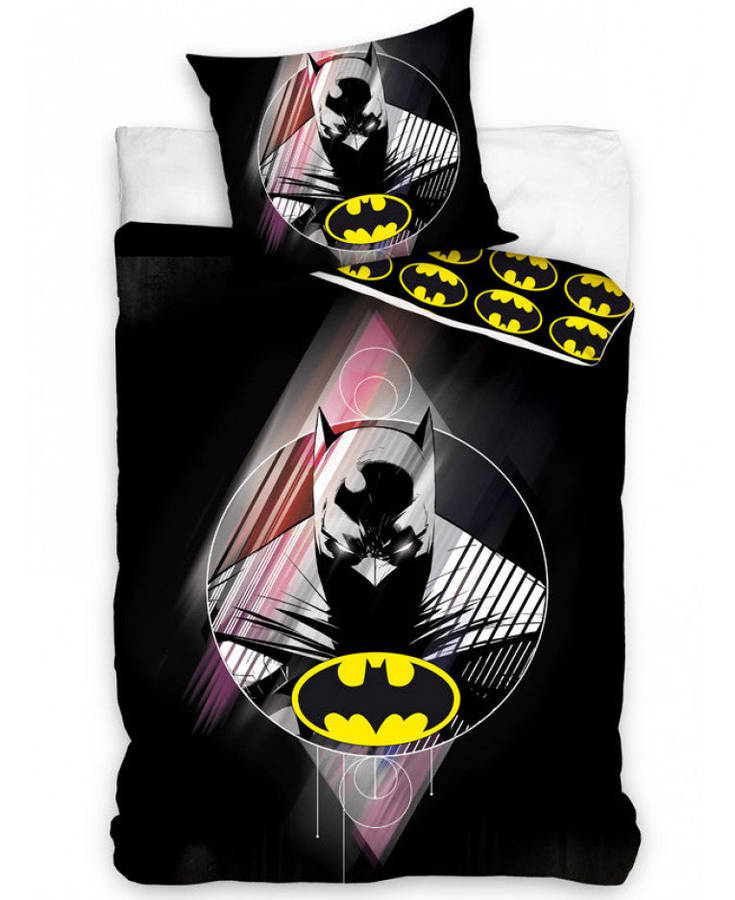 Batman Single Cotton Duvet Cover And Pillowcase Set - Batman Duvet