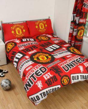 Manchester United Duvet - PATCH - Manchester United Bedding - Double