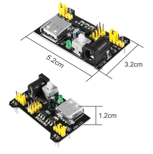 Breadboard Power Supply Module 3.3V and 5V