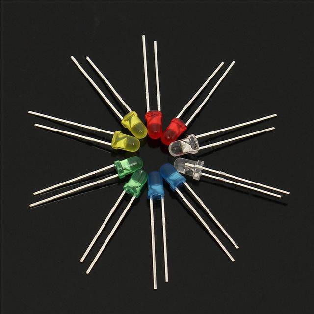 3MM LED KIT (5 TYPES, 200 PCS)