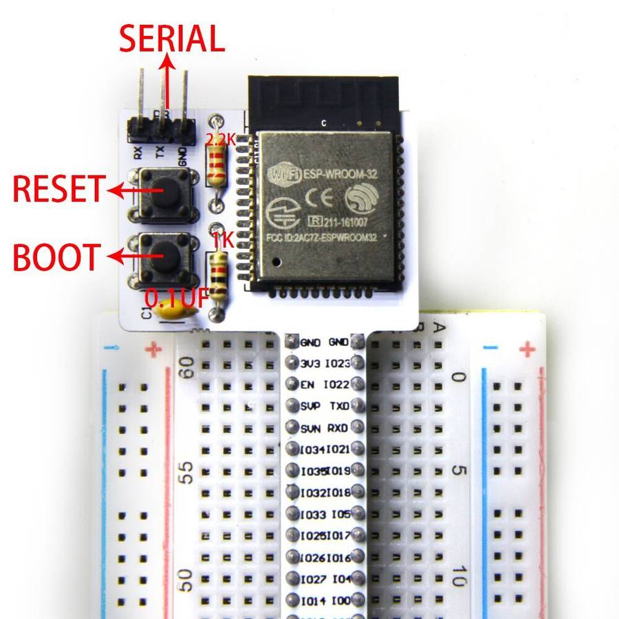 ESP32 WIFI Bluetooth Breadboard Module Kit