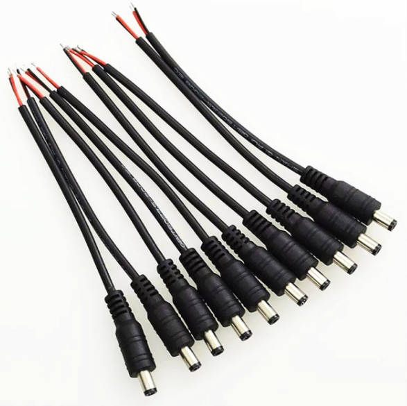 5.5mm DC Male Jack Plug Cable