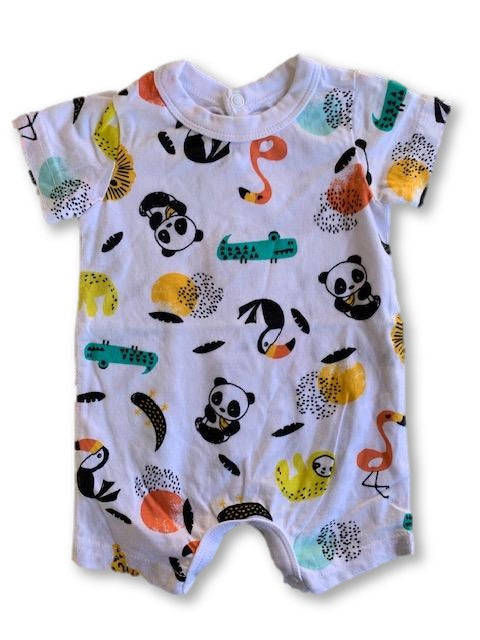 Newborn Printed Romper - Woolworths