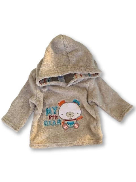 0-3 Months Beige Embroidered  Jersey  - Ackermans