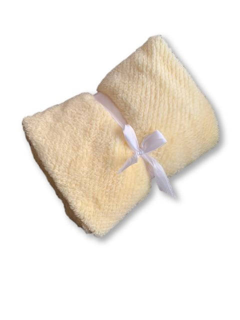 Yellow Fluffy Blancket- Ackermans