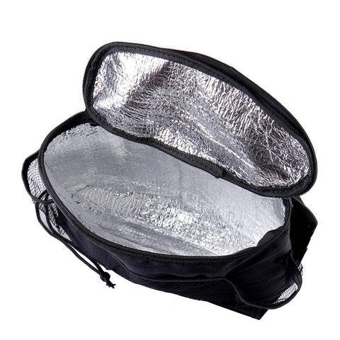 Car Back Seat Organizer with Cooler Bag  BLACK