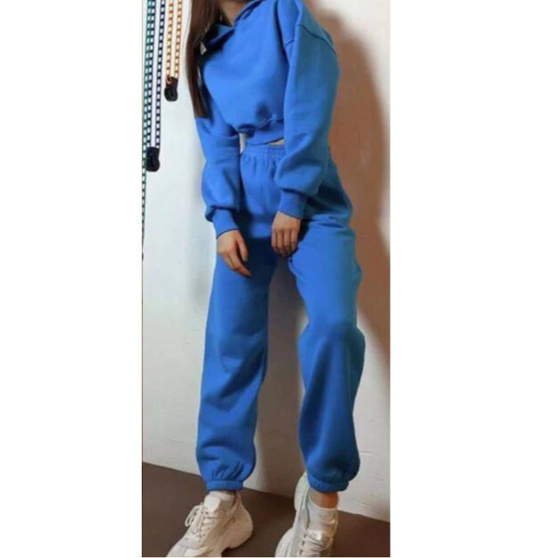 Casual Solid Color Tracksuits