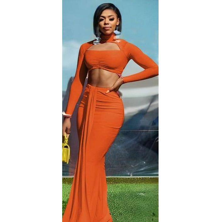 Bodycon Top & Skirt Set