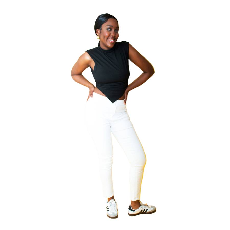 High Waisted Skinny Jeans.