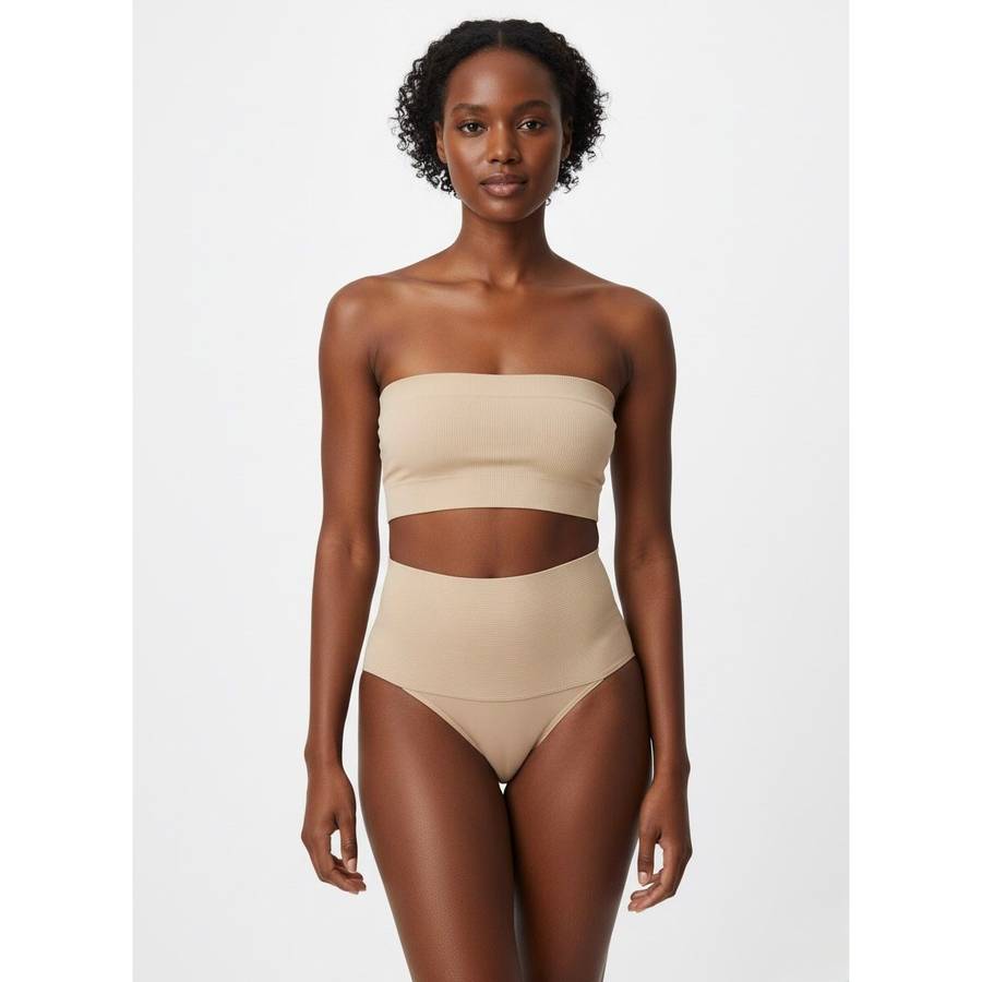 High-Waist Seamless Thong Shapewear