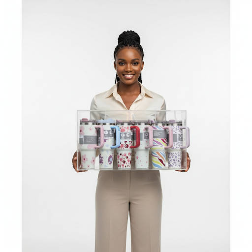 Floral Trendy Stainless Steel Flask - 1200 ml